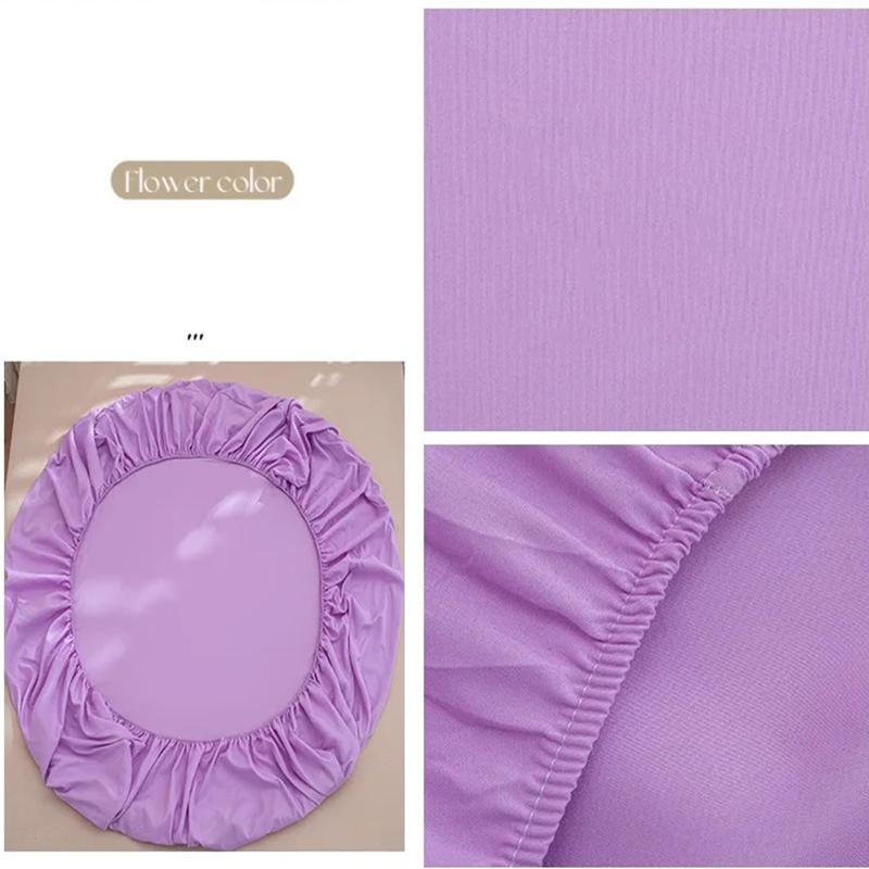 Высококачественная однотонная матовая простыня, дышащее покрывало, гипоаллергенное постельное белье, простыня на резинке, без наволочек, защитный чехол для матраса Simmons