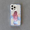 Pretty Girl Clear Phone Case For iPhone 11 12 13 Pro Max 15 14 Pro Max Plus X XS XR 7 8 Plus SE 2020 Transparent Back Cover Capa