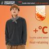 Jeanswest Men's Double-Sided Brushed Thermal Long Sleeve T-Shirt