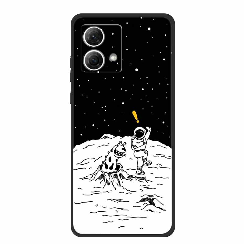 Рождественские чехлы Fundas для Motorola Moto G54 Европа Чехол для телефона Мягкий силикон ТПУ Capa Moto G54 Fundas XT-2343-1 Астронавт Coque
