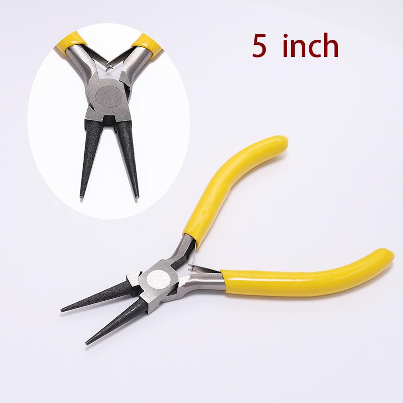 Мини-плоскогубцы DIY Маленькие инструменты для ювелирных изделий 5 дюймов Диагональные плоскогубцы Круглые Изогнутые Иглогубцы Кусачки Рукоделие Бисероплетение Ручная работа