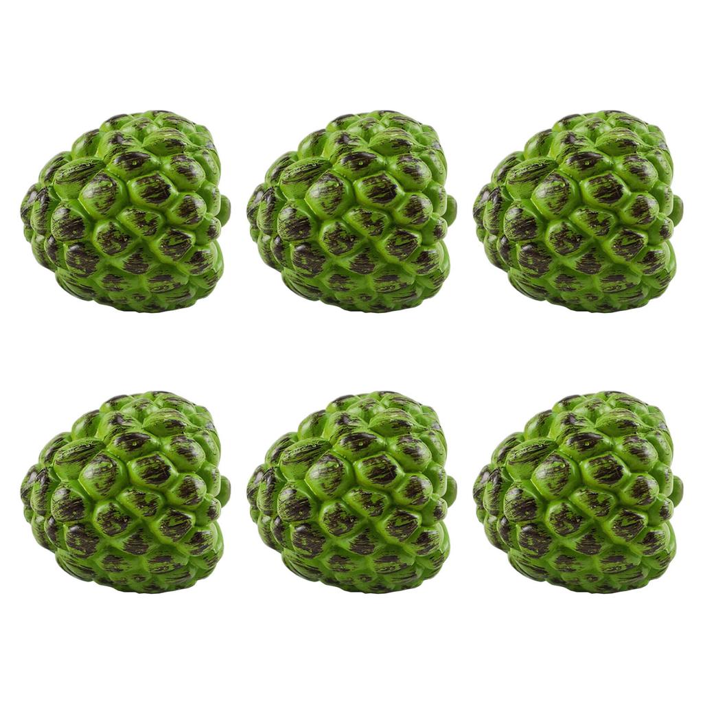 6Pcs Artificial Fruit Fake Fruit Simulation Fruit Photography Props for Kitchen Parties Decorations 24 Kind of Fruit