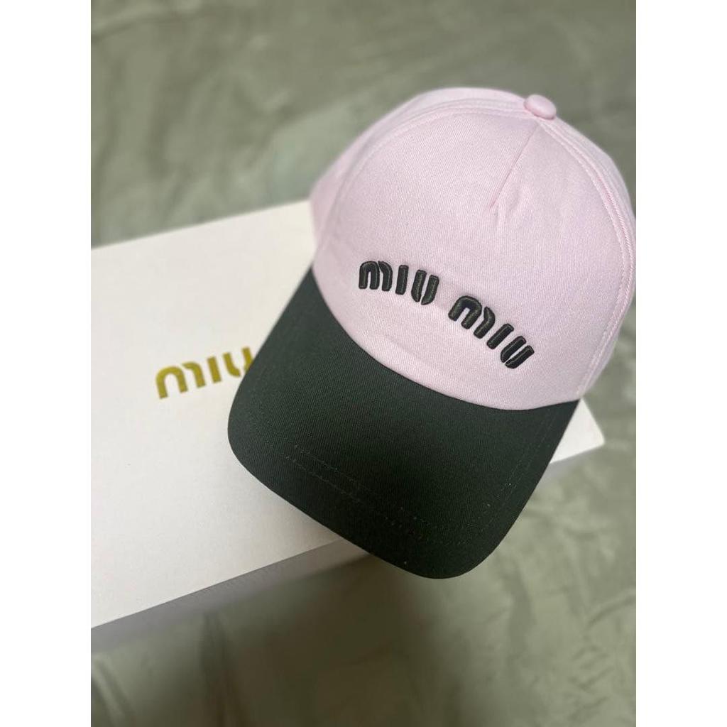 Used miu miu baseball cap pink hat miu miu