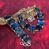Labradorite 925 Solid Sterling Silver Necklace & Bracelet Jewelry Set For Her, Handmade Jewelry, Natural Gemstone Jewelry For Women