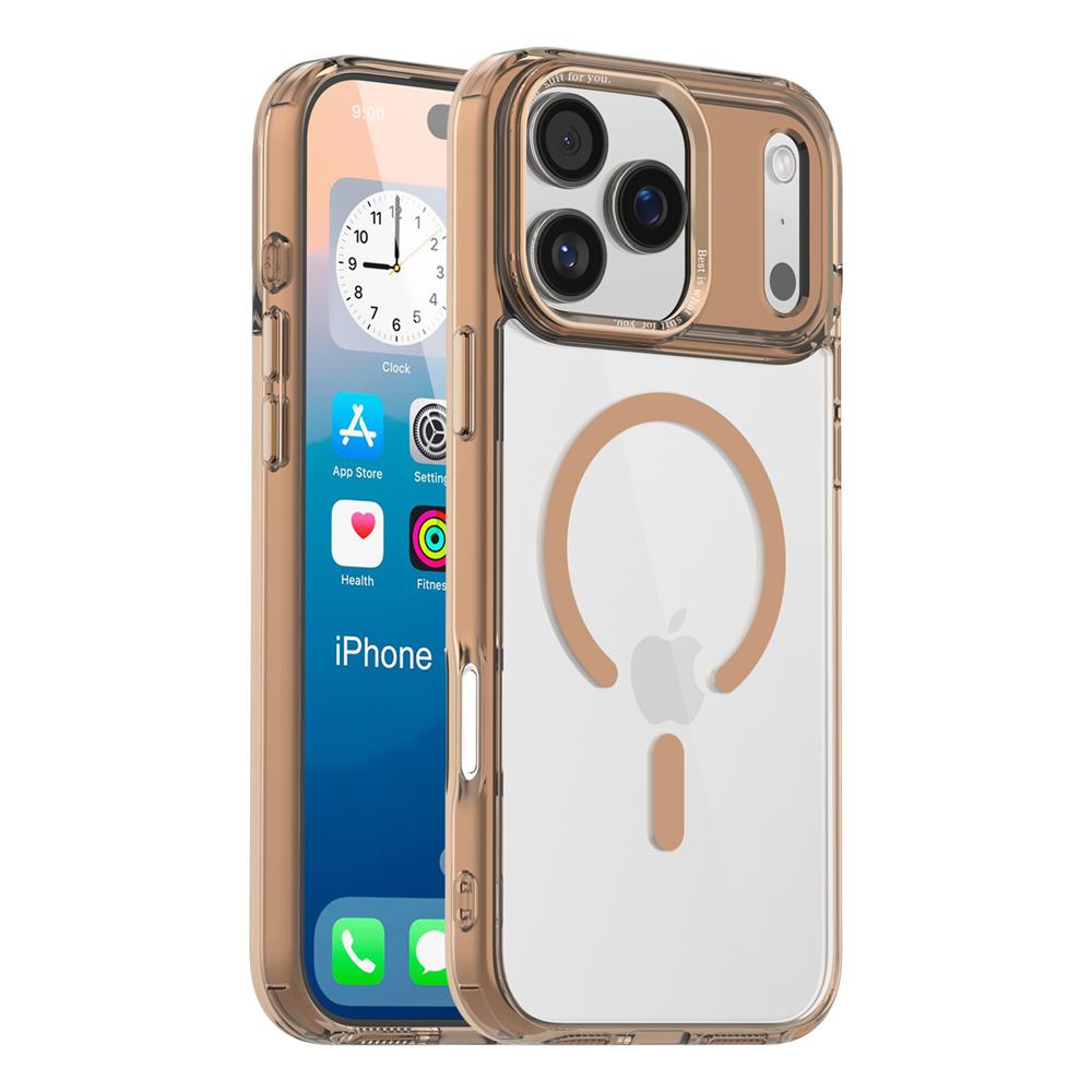 For Magsafe Wireless Charge Shockproof Armor Clear Case For iPhone 17 16 15 14 13 12 11 Pro Max Plus Magnetic Transparent Cover