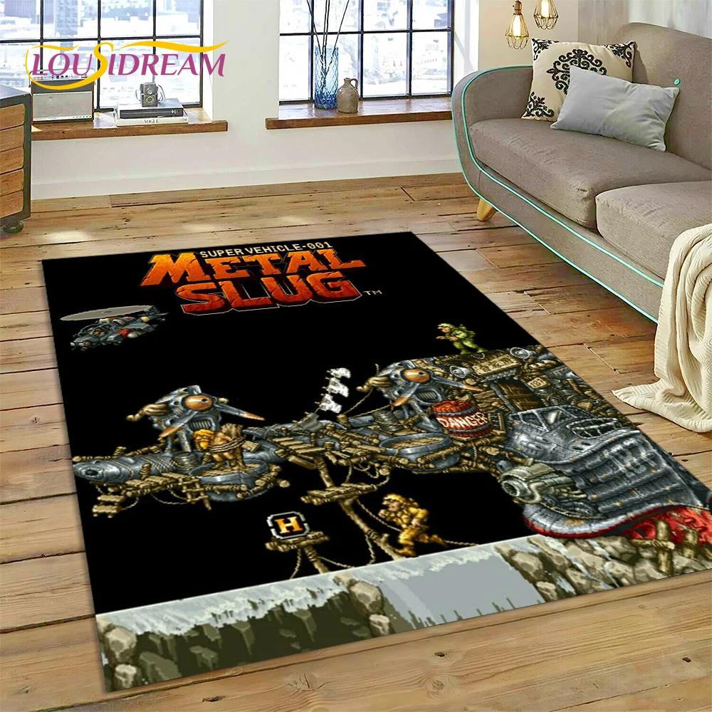 Metal Slug Ретро-игра Мультяшный Индивидуальный Ковер Коврик для Спальни Гостиной Домашний Декор Дивана, Большой Декоративный Коврик для Игр Детей