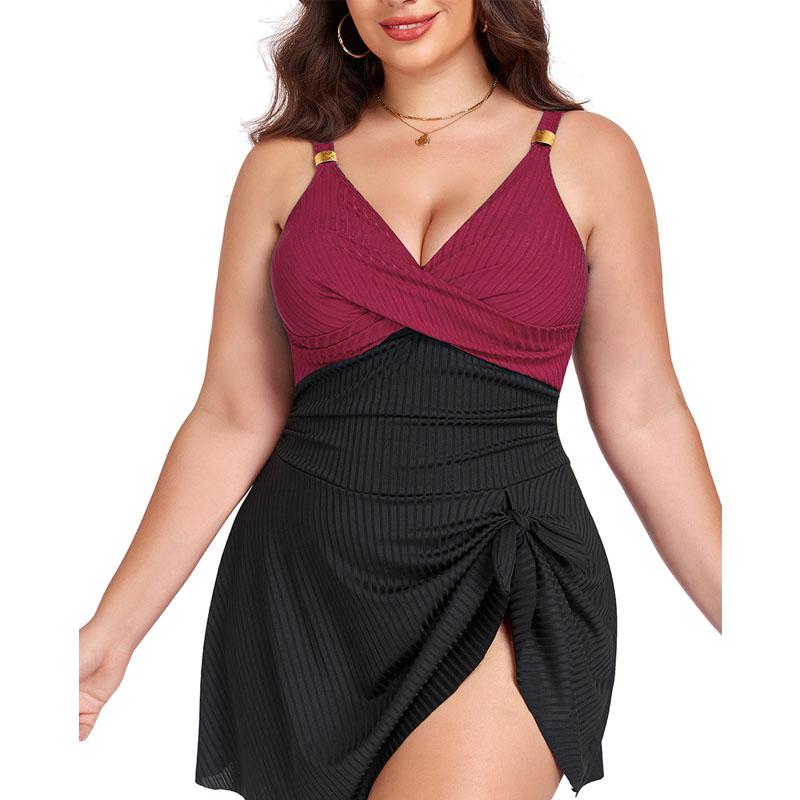 Plus Size Swimsuit Women Bathing Suit Female Beach Swimdress