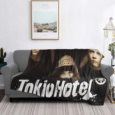 Tokio Hotel Том Каулитц Плед Мягкий Теплый Фланелевый Плед Покрывало для Кровати Гостиной Пикника Путешествия Дома Дивана