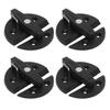 4 Sets Boat Cabinet Twist Latch Reinforced Nylon 59mm Round Turn Button Lock for Yacht RV Door Cabinet Hatch