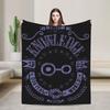 Knowledge Flannel Blanket Digimon Nostalgic Anime Custom Throw Blanket for Home 150*125cm Quilt