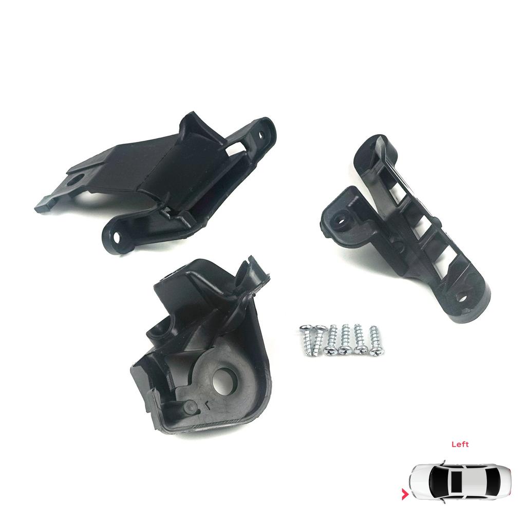 EHL512 Headlight Holder Mount Repair Bracket Tab Set Left Side for Peugeot 308 MK1 HB SW CC RCZ 408 T7 6212E3