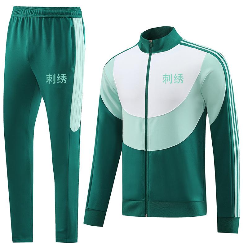New jacket jersey winter long-sleeved training jersey club basic football jersey set team logo wholesale