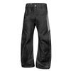 Mens Original Denim Slim Fit Jeans Streetwear Loose Wide Leg Pants Casual Trousers