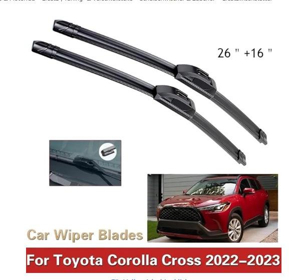Suitable for Toyota Corolla Wiper Blade Toyota Corolla Cross 2026-2026 26+16