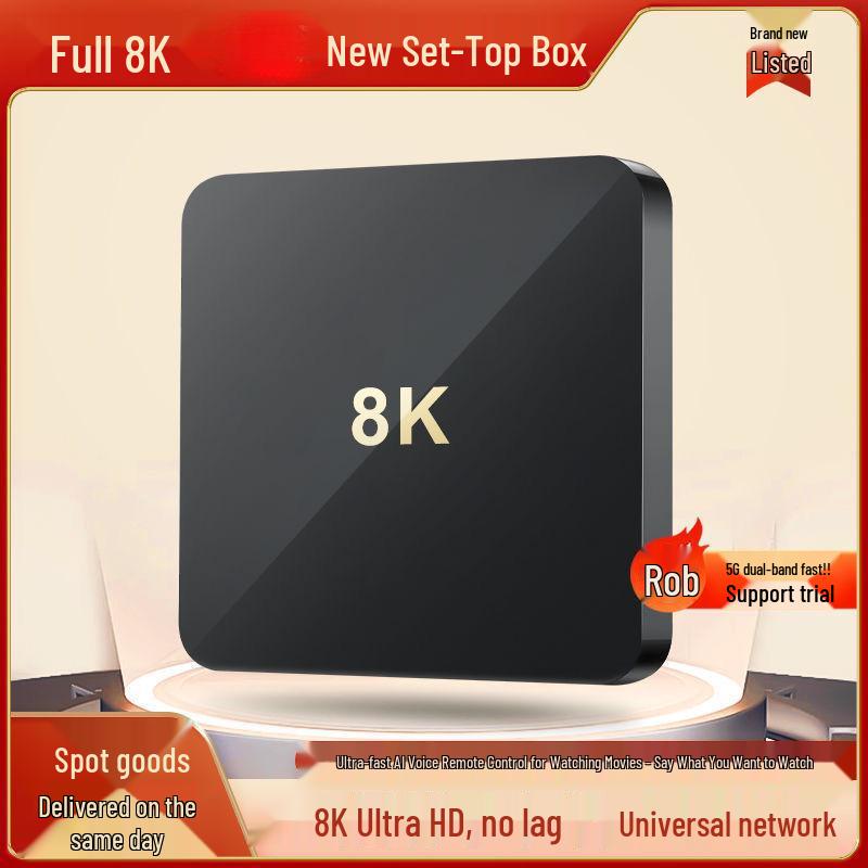 8K HD Умная WiFi Bluetooth 5G Приставка
