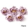 Purple Artificial Flowers Heads Silk Fake Flowers for Home Decor Party Wedding Decoration Garlamd DIY Craft Gifts Accessories