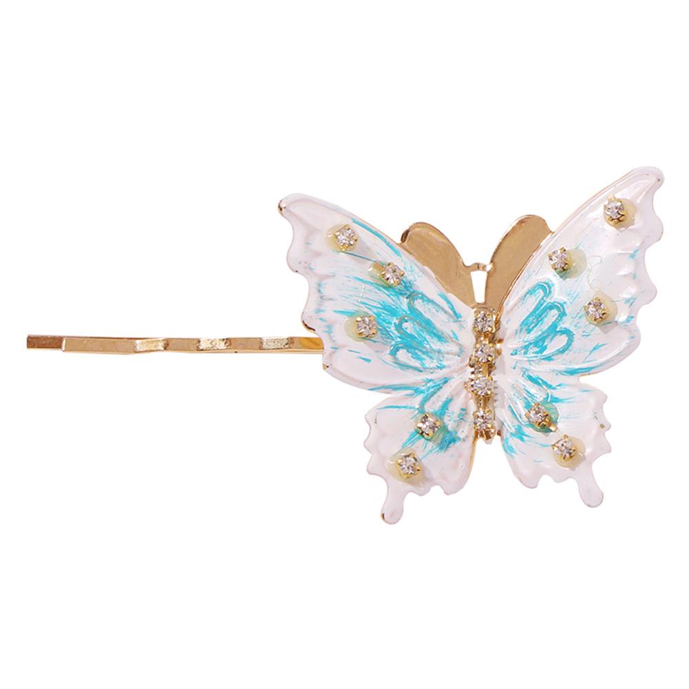 Women Fashion Metal Animal Shape Diamante Hairpin for Hair Dressing