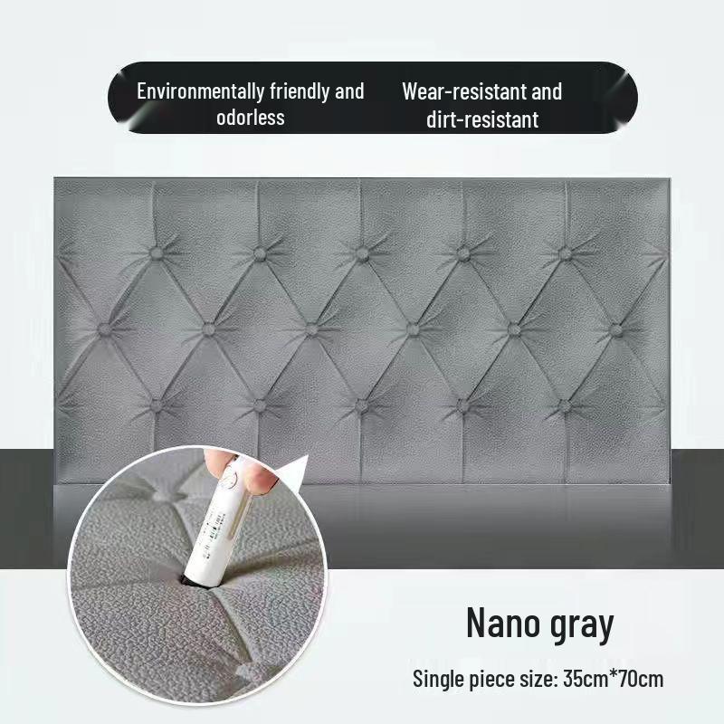 Самоклеящаяся мягкая подушка-спинка для детской прикроватной тумбочки