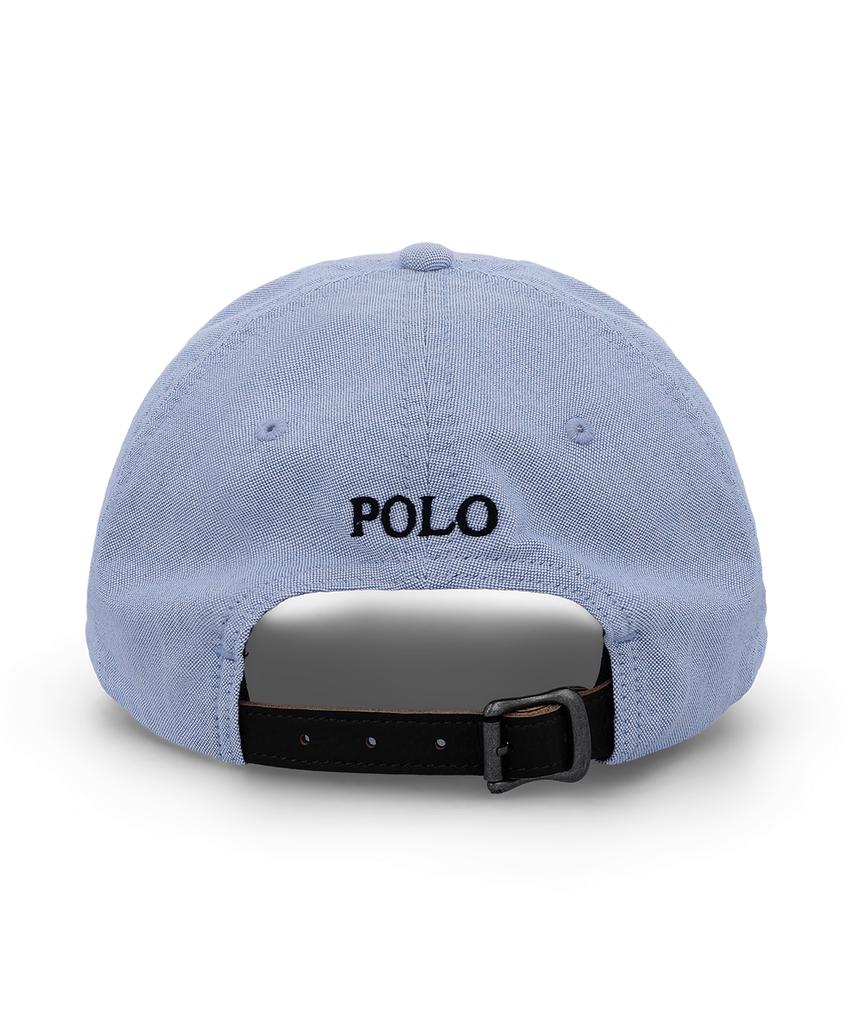Кепка-бейсболка POLO RALPH LAUREN из оксфордской ткани - Синяя