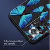 Роскошный черный чехол для телефона Xiaomi Redmi Note 11 10 9 8 7 Pro 9S 9A 9C 10s 8T K40 10C 10S Funda Cover Blue Beautiful Butterfly