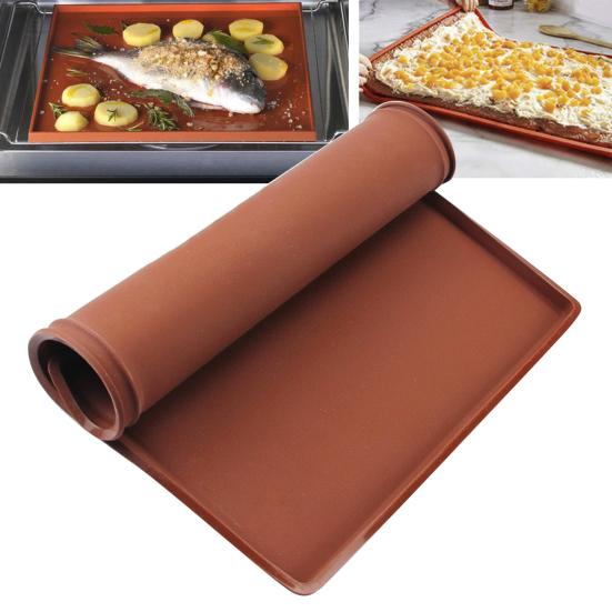 Коврик для выпечки Силиконовый резиновый Многофункциональный Противень для торта Швейцарский коврик Форма для рулета Инструмент