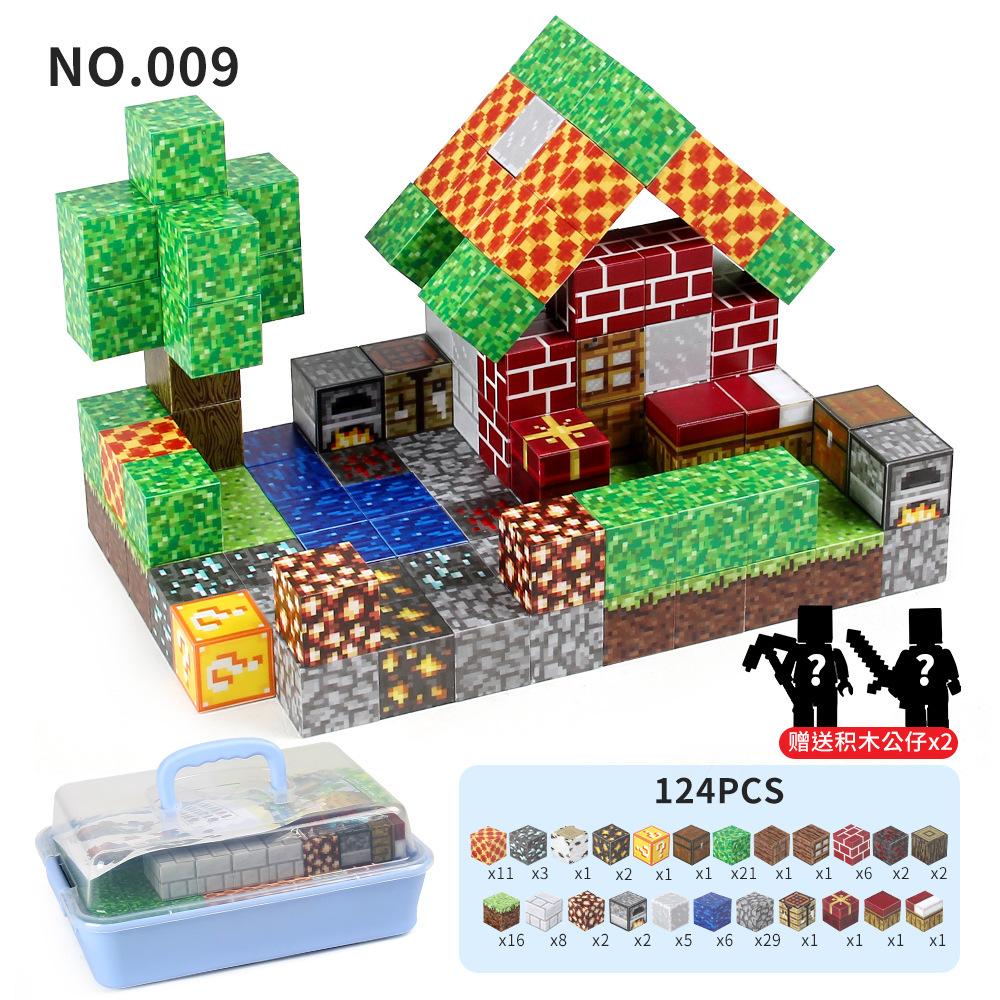 Source Factory 60 Models My Magnetic World Magnetic Block Theme Set Diy Build Magnetic Building Block Toys