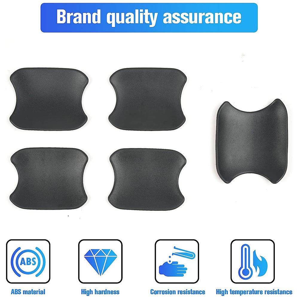 5PCS Side Door Handle Bowls Panel Cover Trim For Ford Bronco 2021 2024 2024+ 4Doors Car Accessories Door Handle Bowl Cover