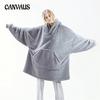 Autumn and Winter Women's Plus Size Comfortable Loose Double Sided Velvet Hoodie Thickened Homewear