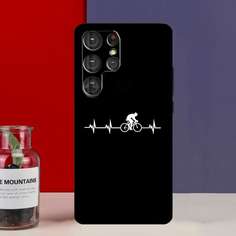Чехол для телефона Samsung Galaxy S25 Ultra S9 S10 S20 S21 S22 Plus S23 FE S24 Ultra с дизайном Велосипед в горах