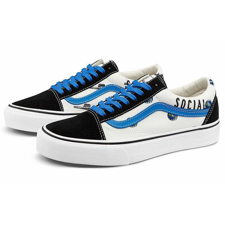 Cali Thornhill Dewitt x Vans Vault Old Skool LX Черные Социальная катастрофа Унисекс Кроссовки VN0A4BVF61E