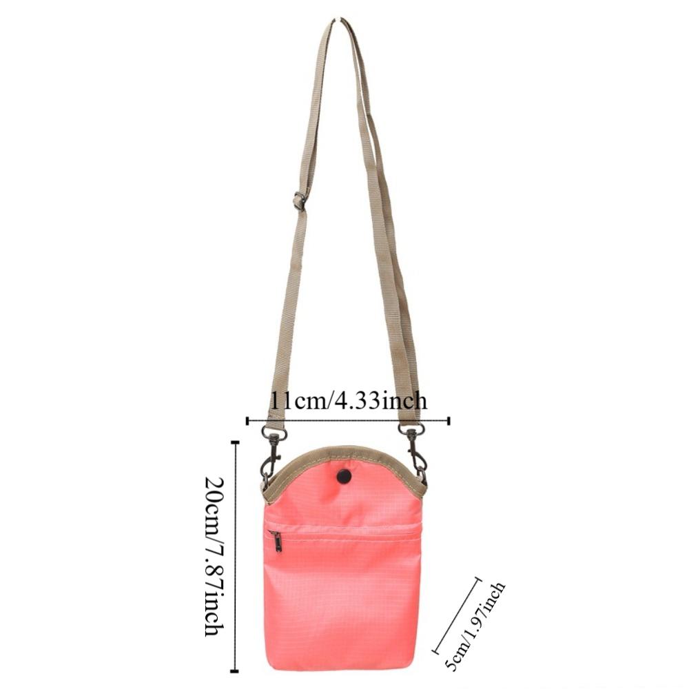 Повседневная Мини-квадратная сумка Большая вместимость Сумка для мобильного телефона Кошелек для хранения Нейлоновая сумка через плечо Для улицы