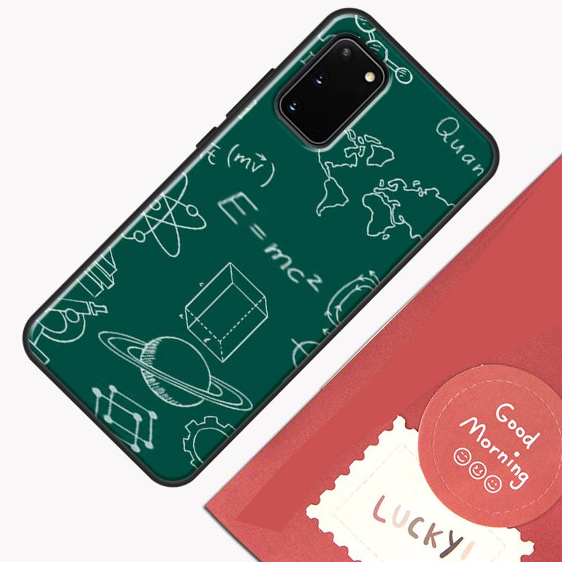 E=mc2 Mathematical Physical formula Phone Case For Samsung Galaxy S23 Ultra S20 S21 S22 S24 S25 Plus S9 S10 S24 FE Cover Shell