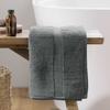 Serviette de toilette - Elegante - Anthracite - 50 x 90 cm - 100% coton - Oeko-Tex®