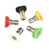 Quick Connector Car Jet Lances Nozzles High Pressure Washer Spray Nozzle 1/4" Portable Wash Garden Watering Tool 5 Pack