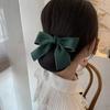 For Girls Nurse For Female Bow Spring Clip Ponytail Clip Korean Bun Snood Hairgrips Cover Net