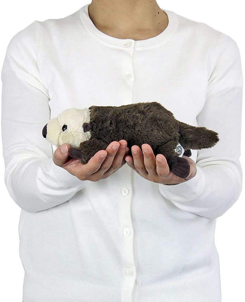 Carolata Sea Otter Plush Toy Realistic Animal Toy Doll Gift Present Birthday Christmas Present (Nestling Series/Soft Touch) (Twice Tested) /