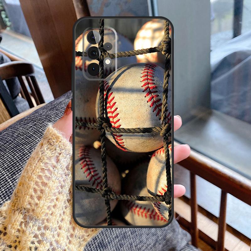 Love Baseball Sport Case For Samsung Galaxy A12 A22 A32 A52 A06 A54 A34 A14 A56 A36 A26 A16 A13 A53 A15 A35 A55