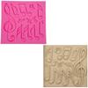 Music Notes Lace Silicone Mould Biscuit CakeFondant CookiePaste Chocolate Molds DIY Cake Decoration Baking Tools F0550