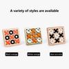 1 Set Tic-Tac-Toe Competitive-skill Decision-making Skill Brain-development Wood Logical Thinking Ability OX Chess Game Children Supply