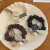 Elegant Japanese & Korean Pearl Bow Hair Accessory - High Elastic Large Intestine Style Rope