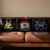 Яркая Игровая Подушка с Рисунком в Стиле Граффити Мягкая Двусторонняя Прочная Наволочка для Подушки Многофункциональное Использование для Дома Автомобиля Повседневный Комфорт