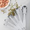 Measuring Cup Set, Measuring Cup and Spoon Set, Stable Bottom 304 Stainless Steel for Dry or Liquid, Fits Spice Jars for Cooking and Baking
