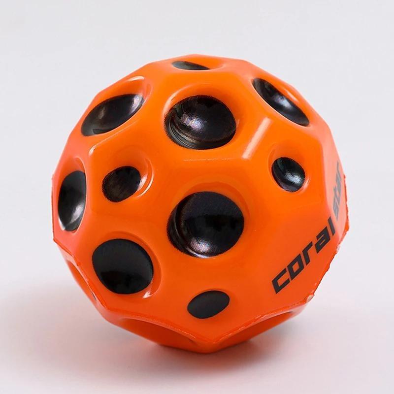 Useful Hole Ball Kids Indoor Outdoor Games Sport Toys PU Anti Gravity Stress Rubber Bounce Ball 66mm Extreme High Bouncing Ball