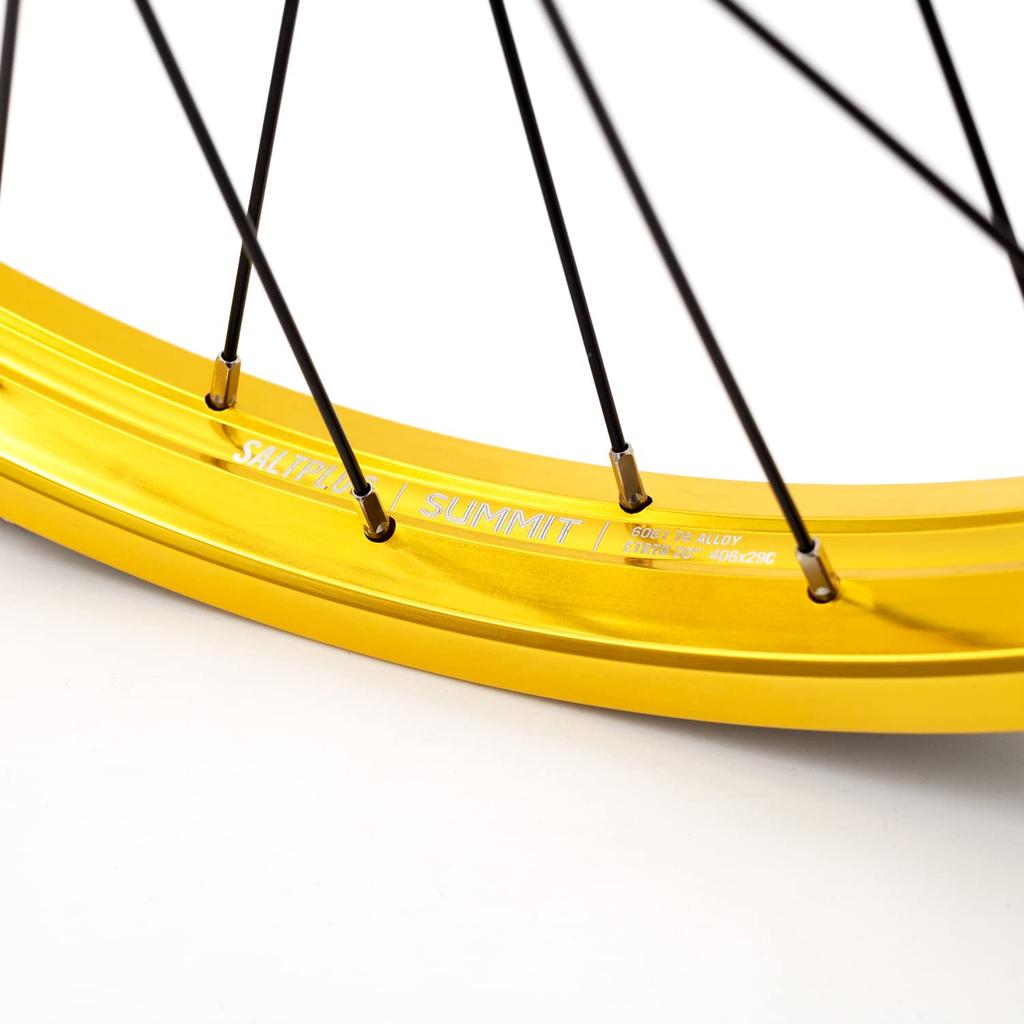 Колесо Salt BMX Everest Передняя ось Совместимое Золотое 20-дюймовое 3/8"