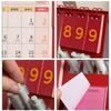 Однотонный настенный календарь, украшения для дома, настольный календарь, подарок, новогодний календарь