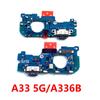 USB-порт для зарядки, гибкий кабель, разъем для Samsung Galaxy A33 5G A336 A336B, модуль микрофона