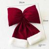 New Year Wine Red Bowknot Creative Pendant New Xmas Tree Charm  Merry Christmas