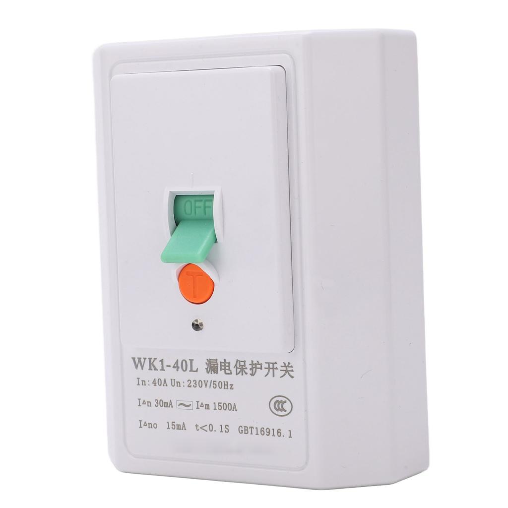 Автоматический выключатель защиты от утечки тока 40A 230V для обогревателя кондиционера