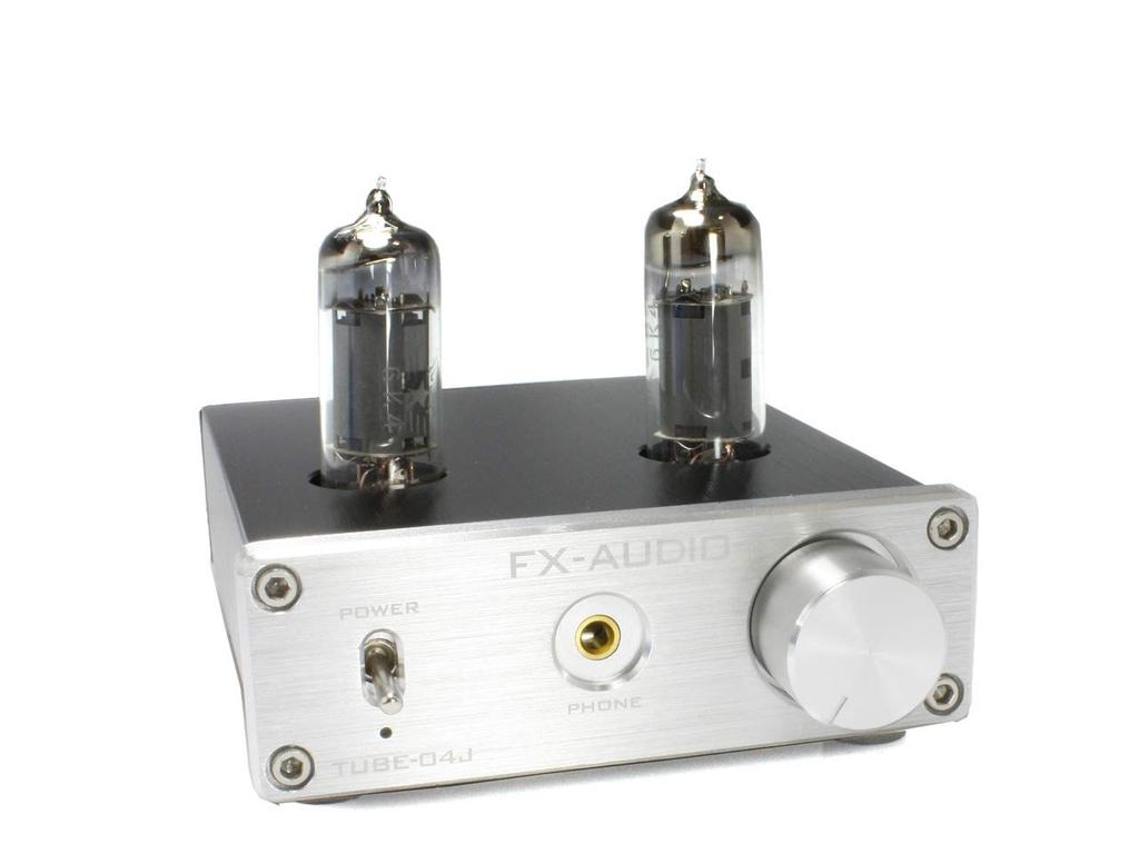 Vacuum Tube Hybrid Integrated Amplifier Vacuum Tube Digital Amplifier IC FX-AUDIO- TUBE-04J [Silver] +