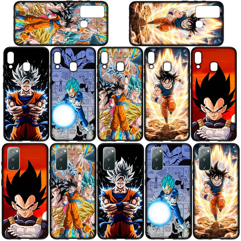 Case for Samsung Galaxy S25 S23 S24 Ultra FE Plus A05 A06 A15 A16 A36 A37 A35 A54 A55 A56 A57 A25 A26 A53 A17 Vegeta Wallpaper Dragon Gokus Ball Cover